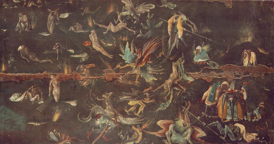 BOSCH, Hieronymus Last Judgement (fragment) inp